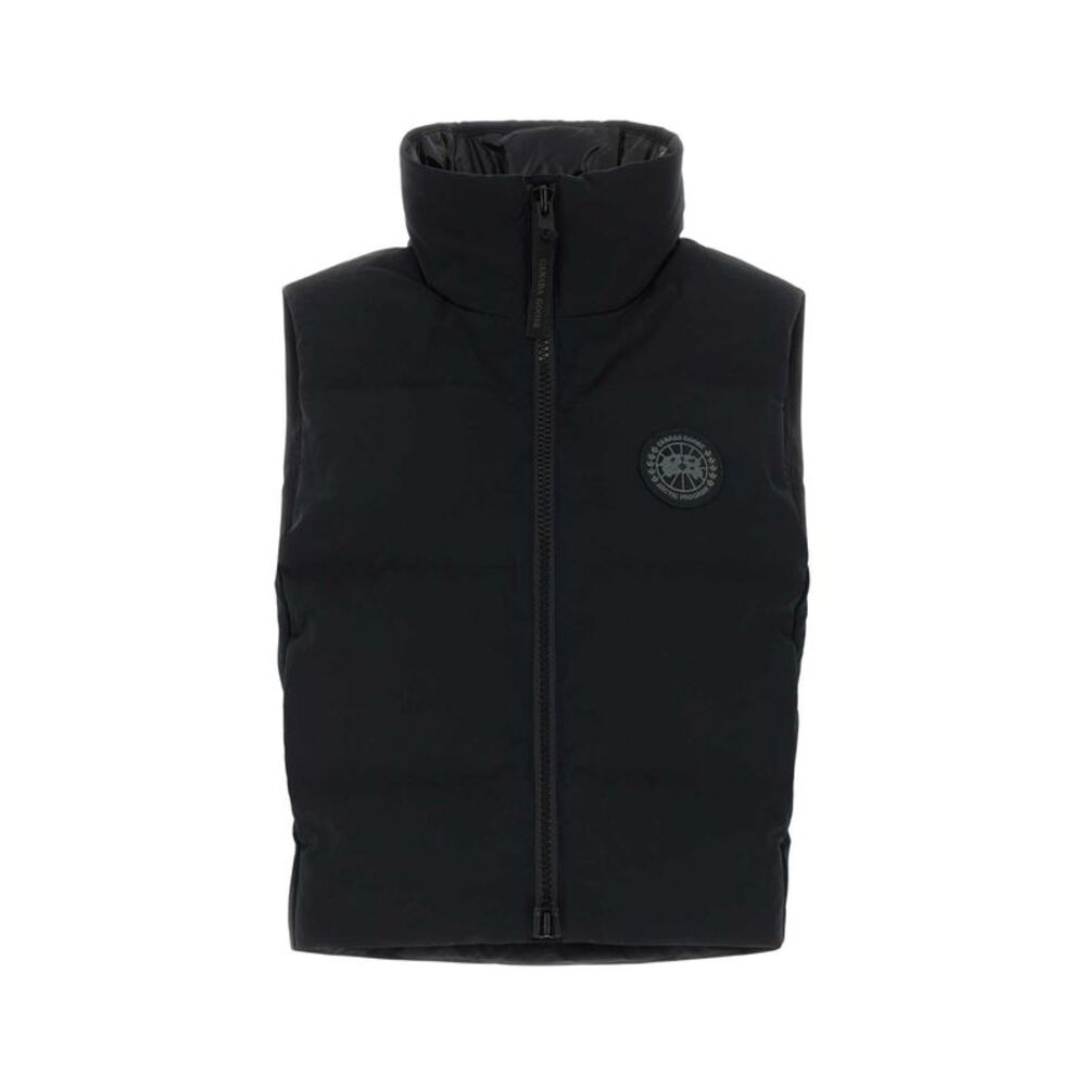 Canada Goose Women Black Polyester Blend Sleeveless Grandview Down Jacket